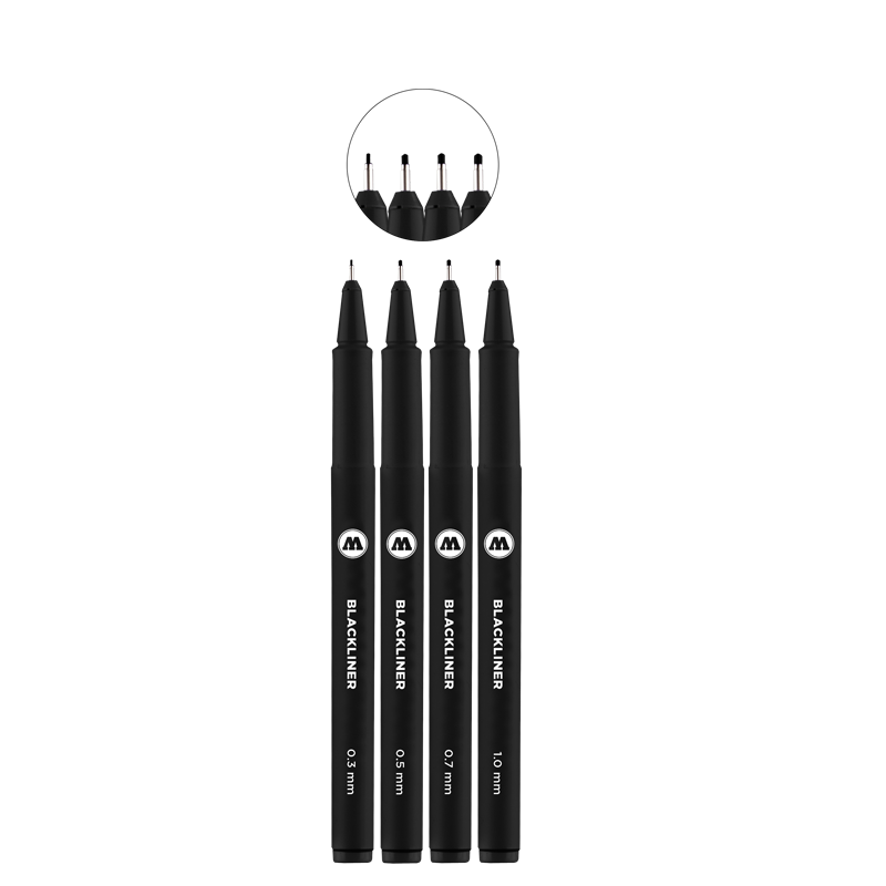 MOLOTOW Blackliner Set - 4pc - Set 2 image 1