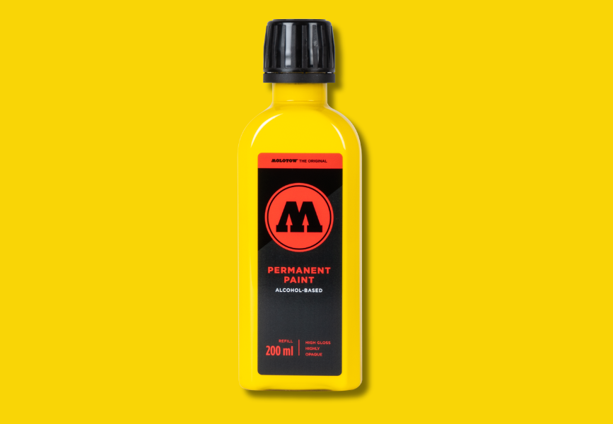 MOLOTOW Permanent Paint 200ml - Zinc Yellow image