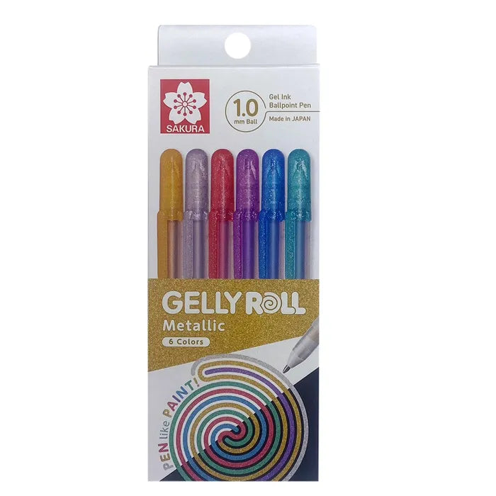 Gelly Roll Metallic - Pack of 6