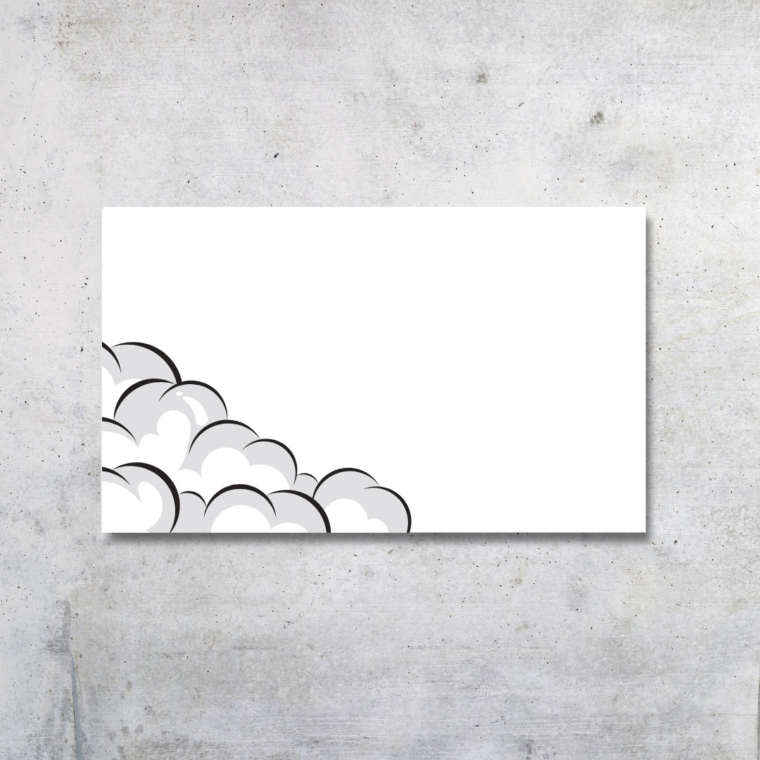High Tack Sticker Pack 50pc - Smoke image 0