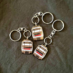 Enamel Train Keyring - PER A Series image 1