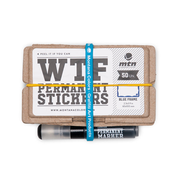 MTN WTF Sticker and Marker Set - Blue Frame image 2