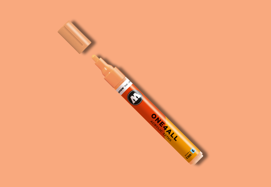 MOLOTOW ONE4ALL Marker 227HS - 117 Peach Pastel image