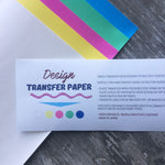 Design Transfer Paper - 30x25cm - 5 Sheet Pack image 1