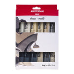 Amsterdam Acrylic Set - 12x 20ml - Grey image 0