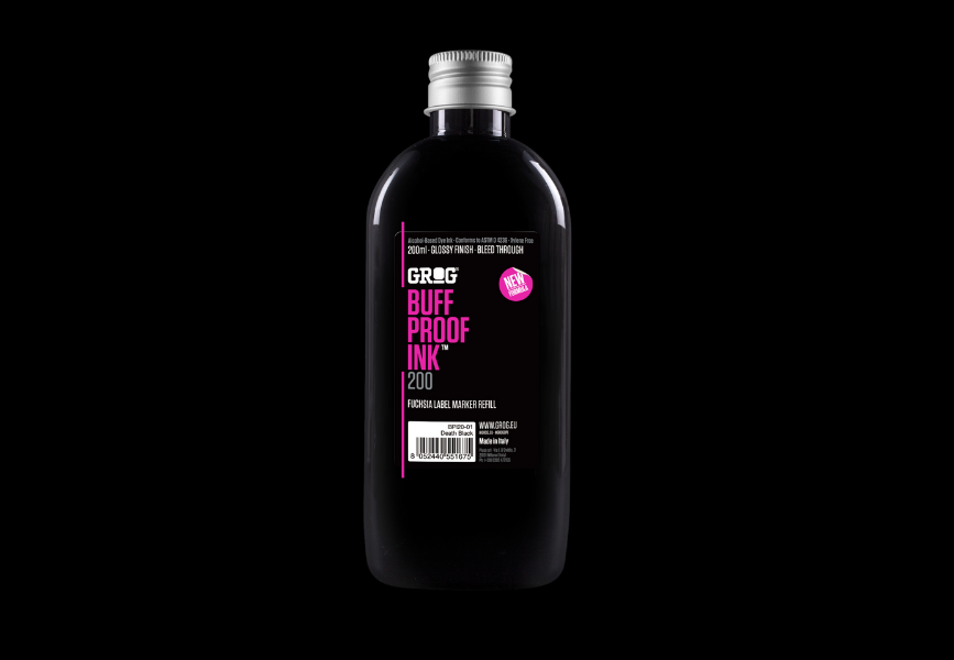 GROG Buff Proof Ink - Death Black image