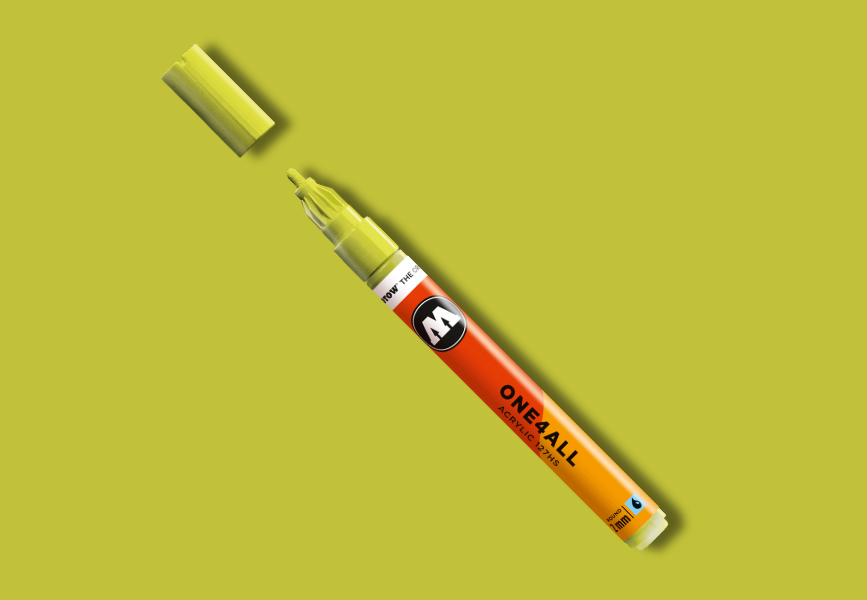 MOLOTOW ONE4ALL Marker 127HS - 257 Nature Green Light image