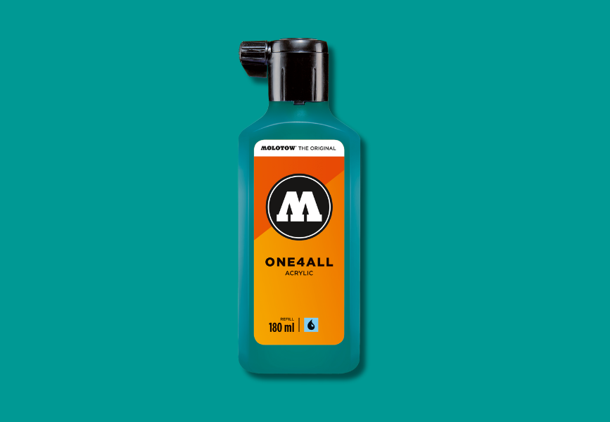 MOLOTOW ONE4ALL Refill 180ml - 206 Lagoon Blue image