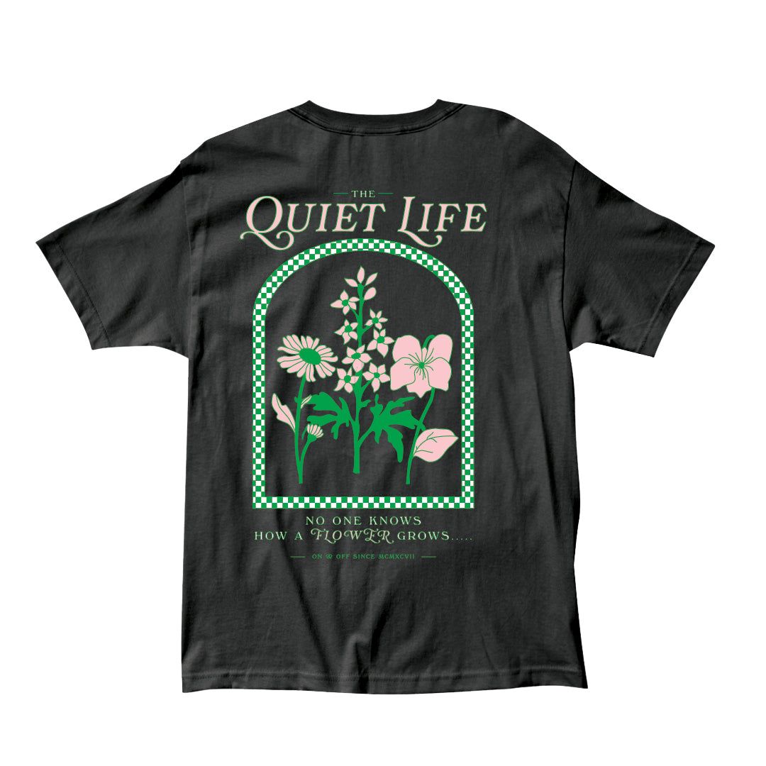 Eliza Flowers Tee - Black image 0