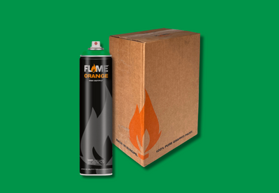 FLAME Orange 600 - Box of 6 - 629 Juice Green image