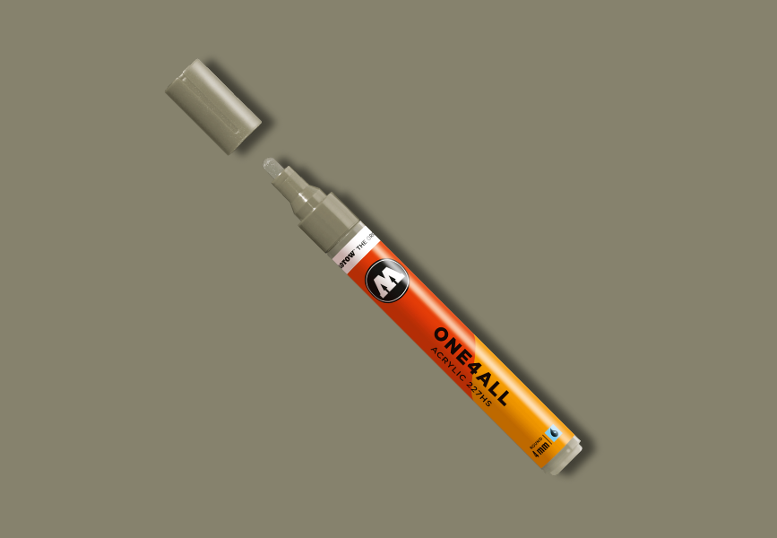 MOLOTOW ONE4ALL Marker 227HS - 261 Stone Grey Middle image