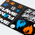 FLAME Sticker Sheet - Pack of 50 image 1
