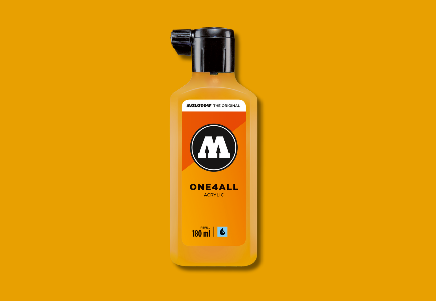 MOLOTOW ONE4ALL Refill 180ml - 258 Mustard Yellow image