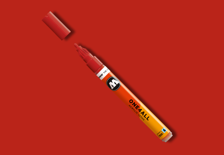 MOLOTOW ONE4ALL Marker 127HS - 245 Raspberry red image