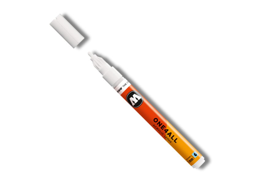 MOLOTOW ONE4ALL Marker 127HS - 160 Signal White image