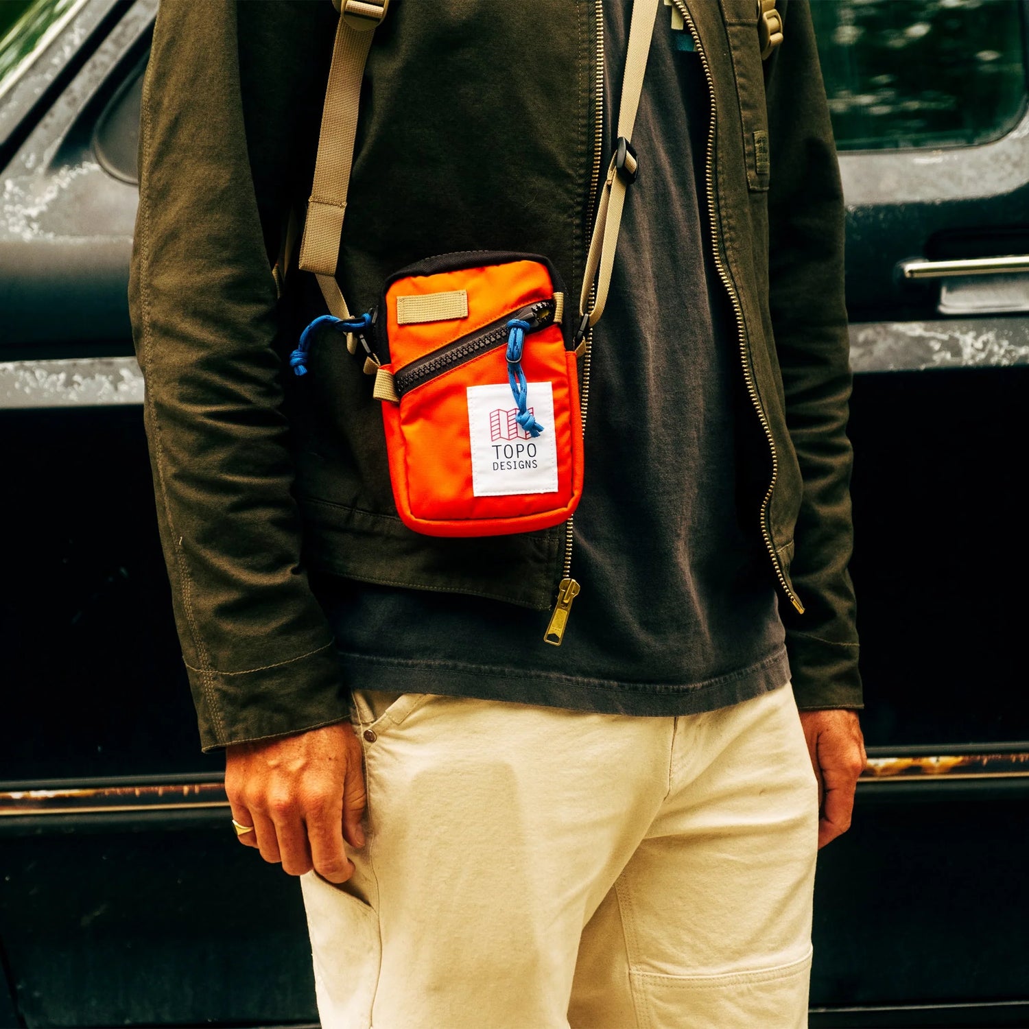 Mini Shoulder Bag - Woodland/Terracotta