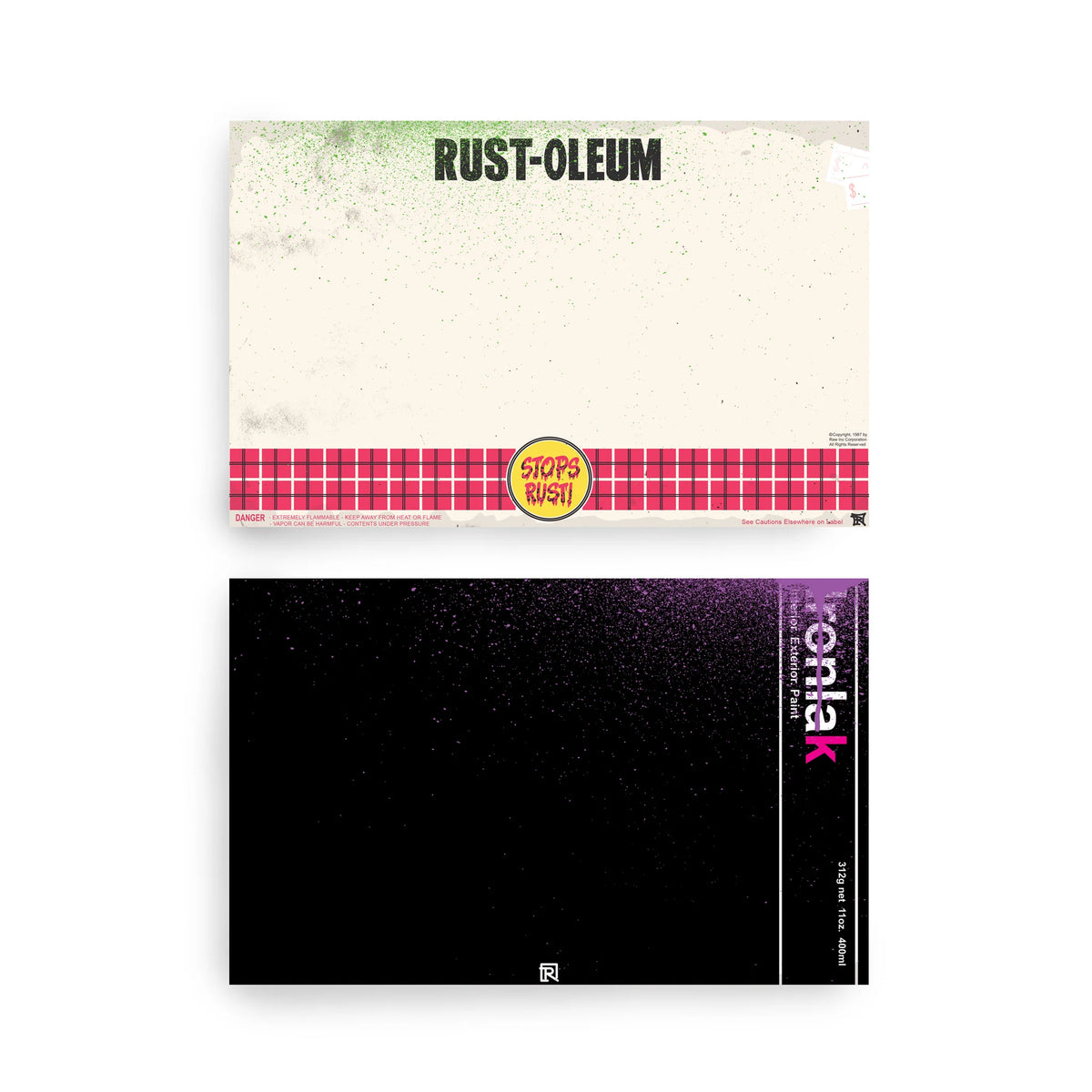 Raw Inc Eggshell Stickers - Can Series 