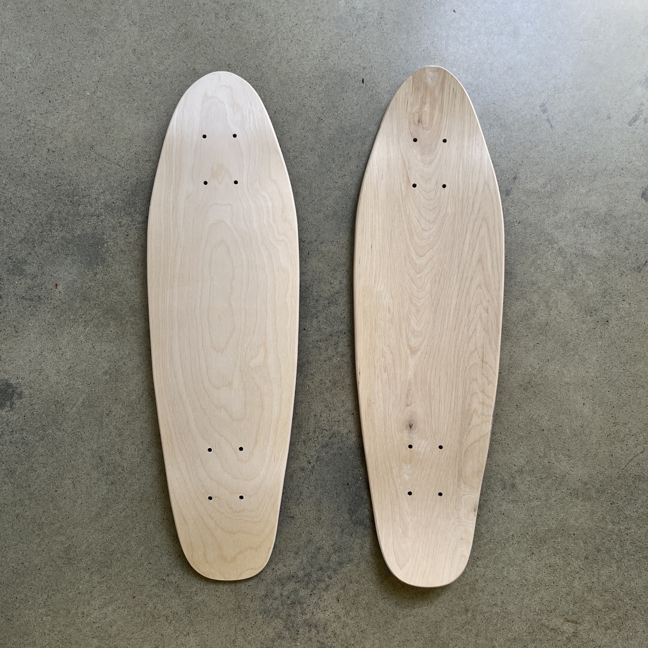 Blank Skate Deck – Cruiser Shape – The Butcher Shop